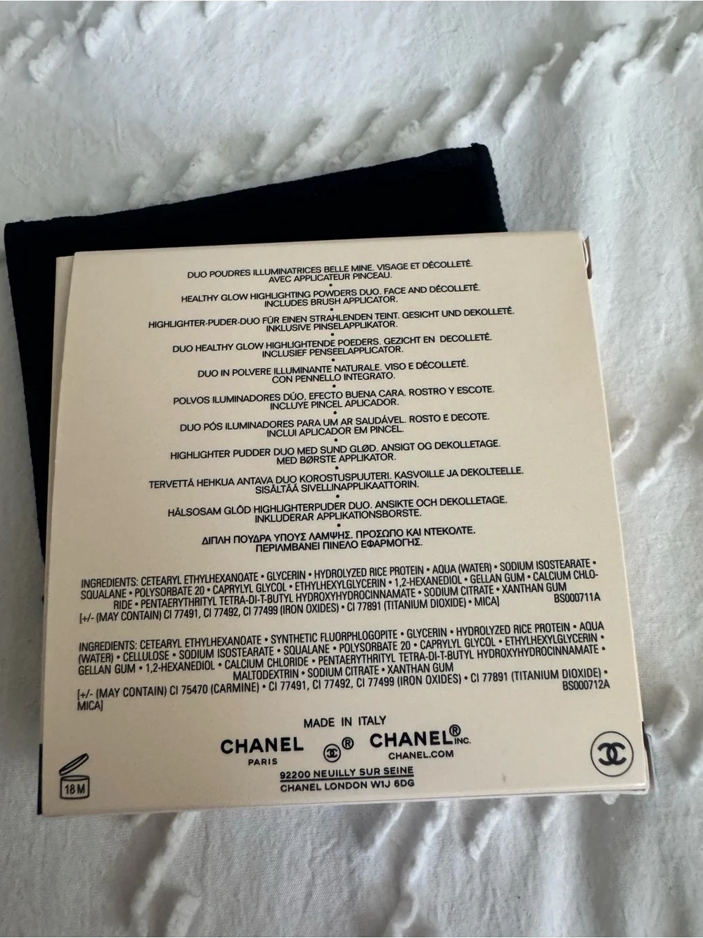 NEW CHANEL Les Beiges Exclusive Healthy Golden Glow Powder Duo in Eclat du Soir - Picture 8 of 8